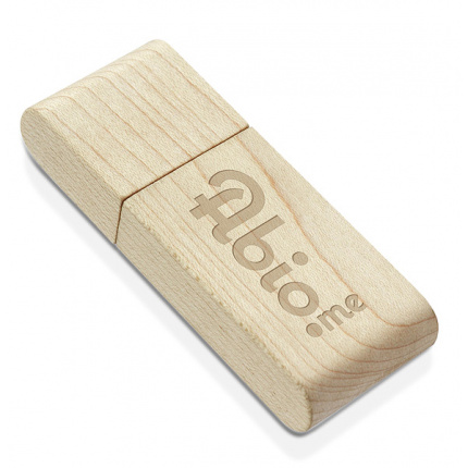 Nachhaltiger USB-Stick aus Holz - Topgiving